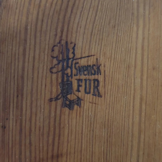 Image 1 of Carl Malmsten Stuhl + Hocker