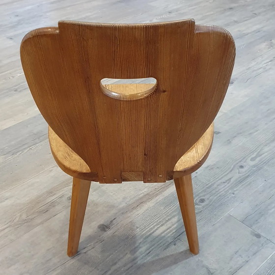 Image 1 of Carl Malmsten Stuhl + Hocker