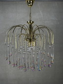 Massive Hollywood-Regency-Tropfenlampe