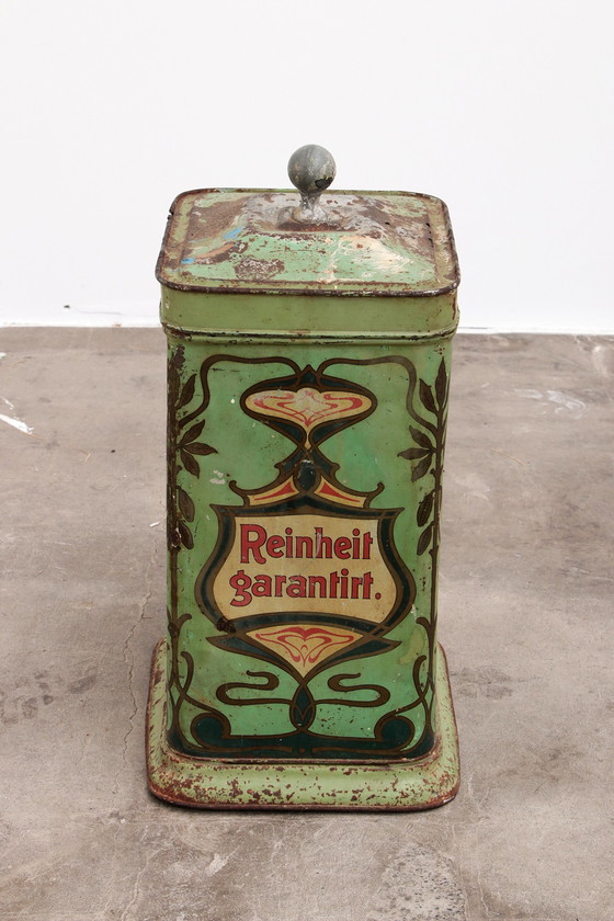 Image 1 of Vintage Berger's Germania-Kakao-Vorratsdose 1900-1930