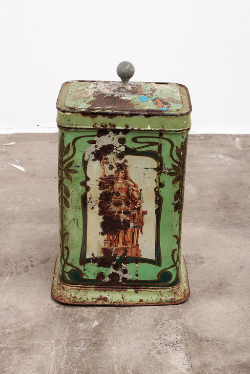 Vintage Berger's Germania-Kakao-Vorratsdose 1900-1930