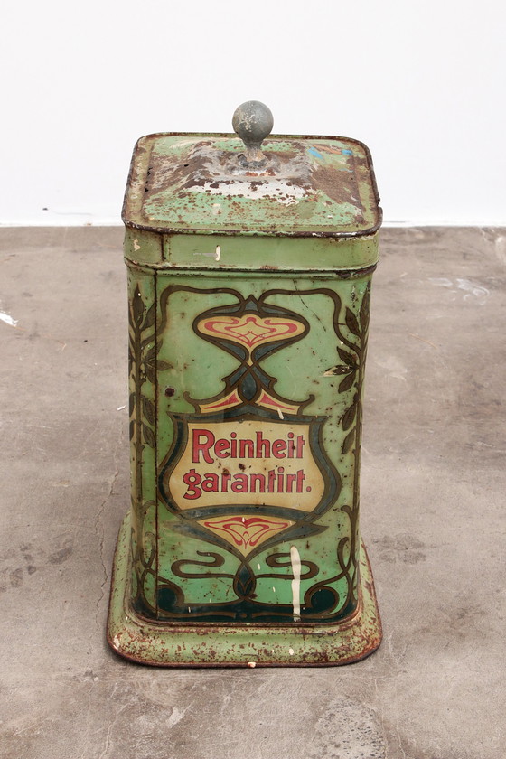 Image 1 of Vintage Berger's Germania-Kakao-Vorratsdose 1900-1930