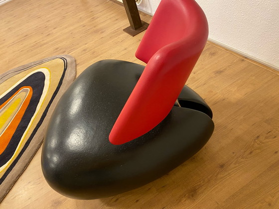 Image 1 of Leolux Pallone schwarz rot mellow