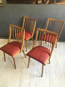 4x Stuhl aus der Mitte des Jahrhunderts