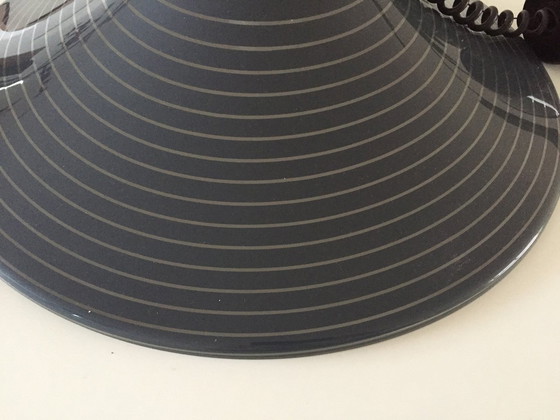 Image 1 of Vintage Meblo für Guzzini „Trumpet“ Hängelampe