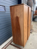 Leinenschrank aus der Mid Century 