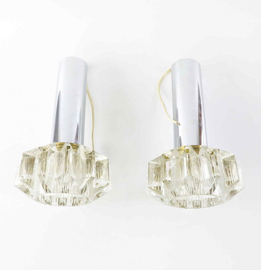 2x Boréns Borås, 60er/70er Jahre Lampen