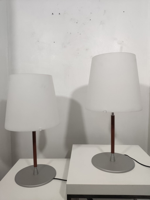 2x Moderne Tischlampe
