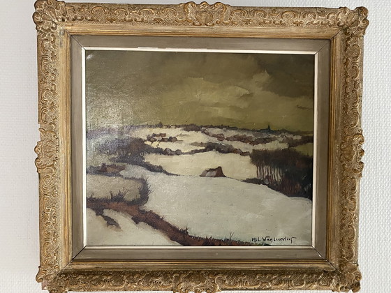 Image 1 of Hilaire Vanbiervliet Winterlandschaftsmalerei