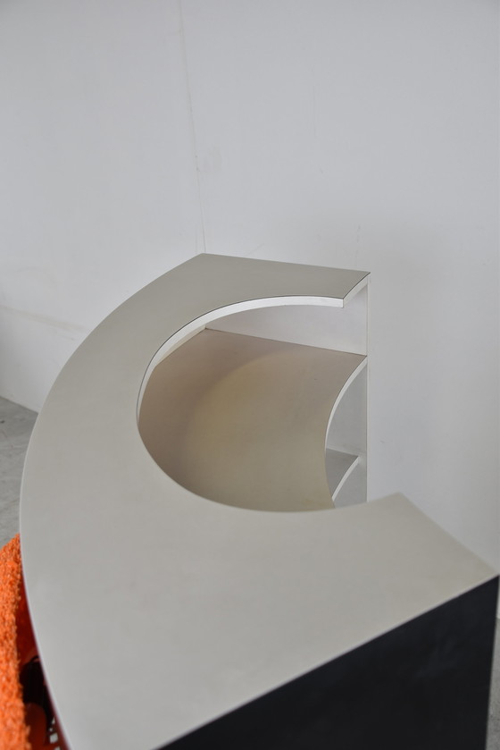 Image 1 of Vintage beleuchtete Bar mit Hockern, 1970er Jahre