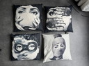 5x Fornasetti-Kissen