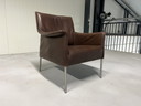 Design On Stock Limec Sessel aus braunem Leder