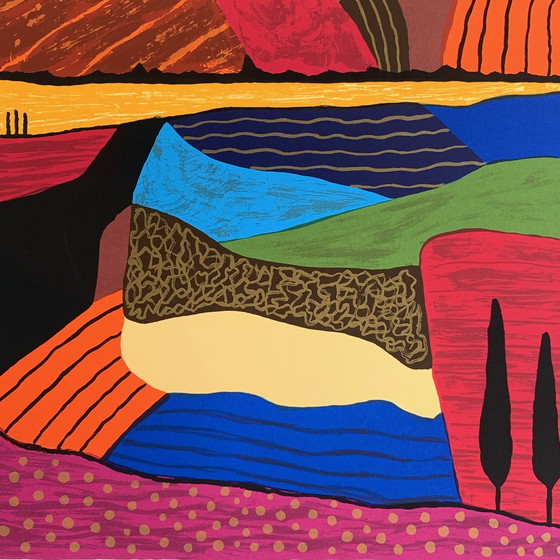 Image 1 of Siebdruck Ronald Boonacker – Via Aurelia, Italien