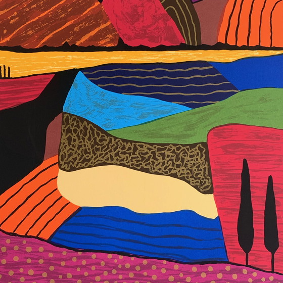 Image 1 of Siebdruck Ronald Boonacker – Via Aurelia, Italien