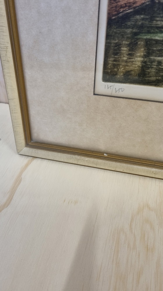 Image 1 of Willem Van Riet radiert Brügge