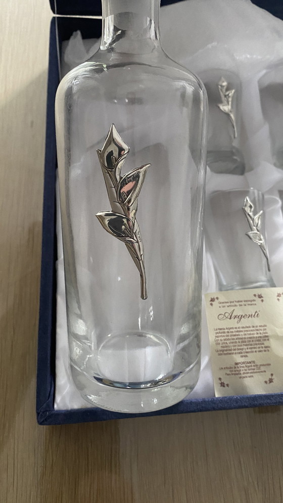 Image 1 of Italienisches Kristallgetränkeset + Karaffe