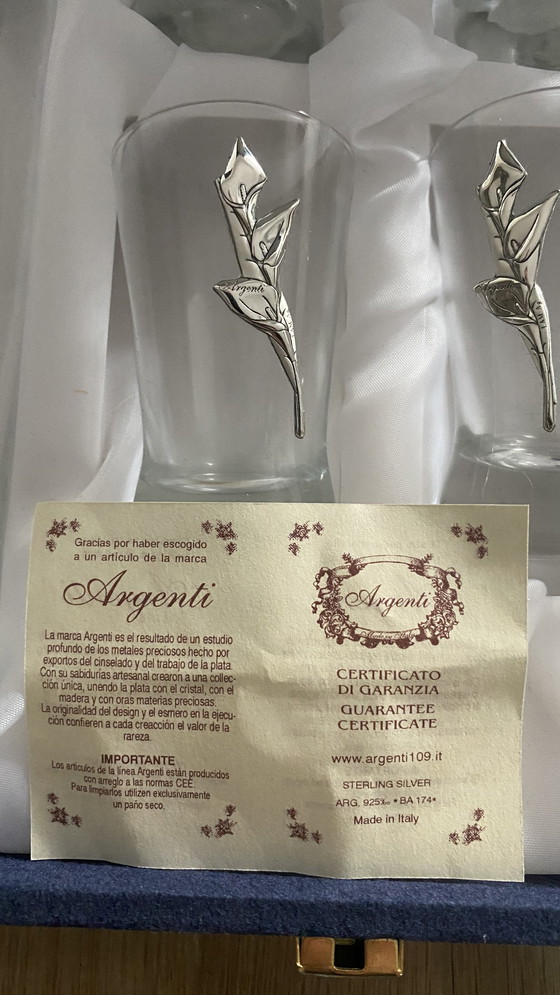 Image 1 of Italienisches Kristallgetränkeset + Karaffe