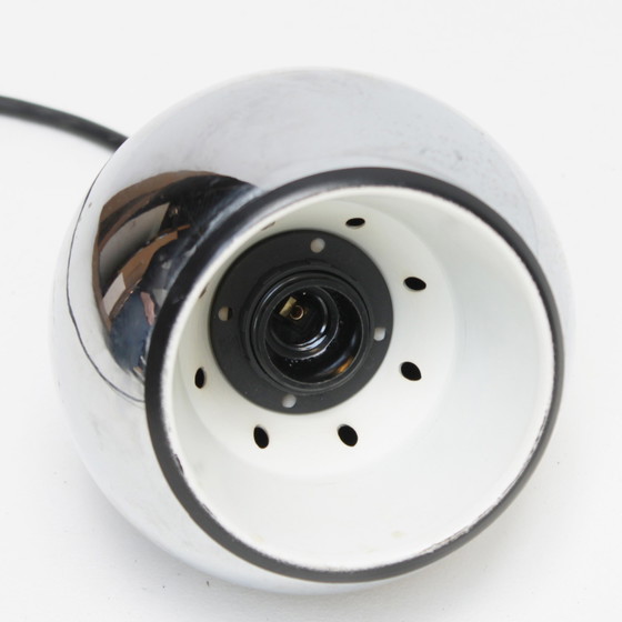 Image 1 of Achtflammiger Kronleuchter aus der Mid Century in Chrom