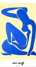 Henri Matisse - Blauer Akt - Siebdruck von 1952