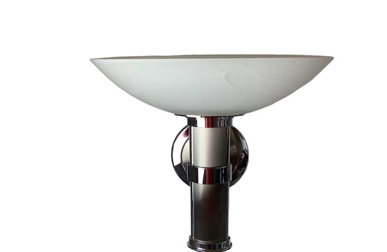 Image 1 of 2 x B&M Leuchten Palair Nickel Matt Chrom Design Wandleuchten