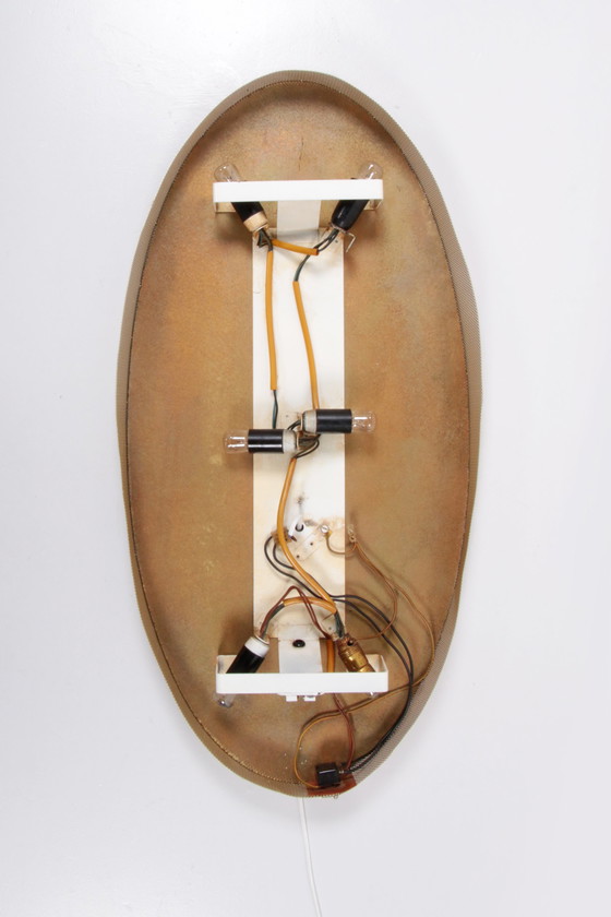 Image 1 of Illuminate Wandspiegel Hollywood Regency Style gold