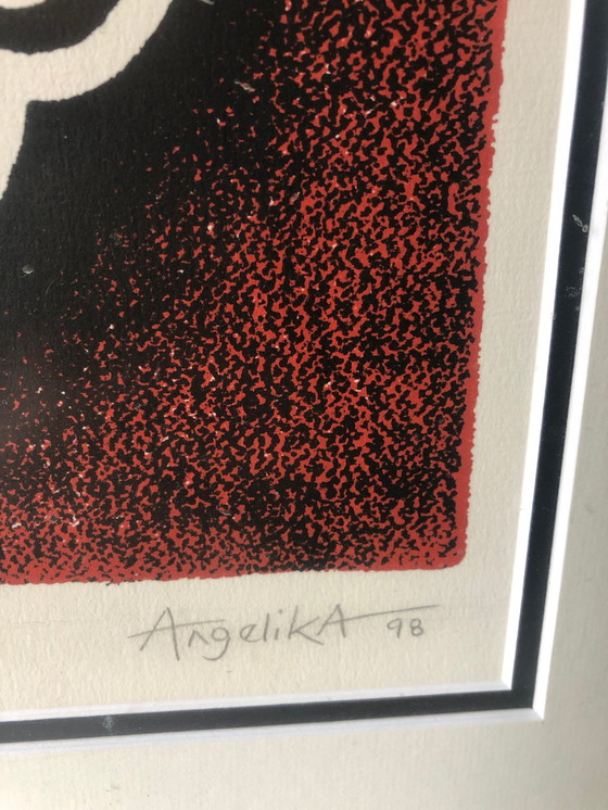 Image 1 of Angelika - Ixim taq winaq' - Siebdruck 'Hombres de Maiz'