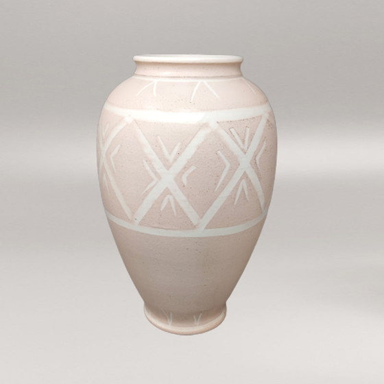 Image 1 of Deruta Rosa Vase aus Keramik