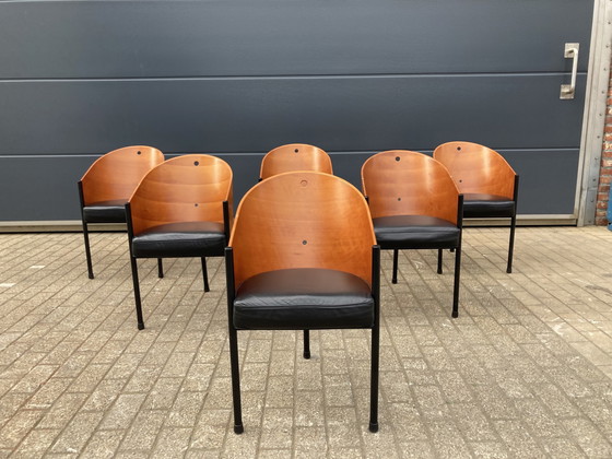 Image 1 of 6x Philippe Starck Aleph Driade Costes Esszimmerstuhl