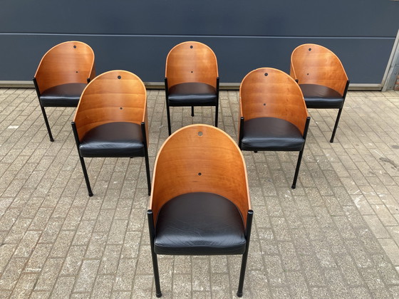 Image 1 of 6x Philippe Starck Aleph Driade Costes Esszimmerstuhl