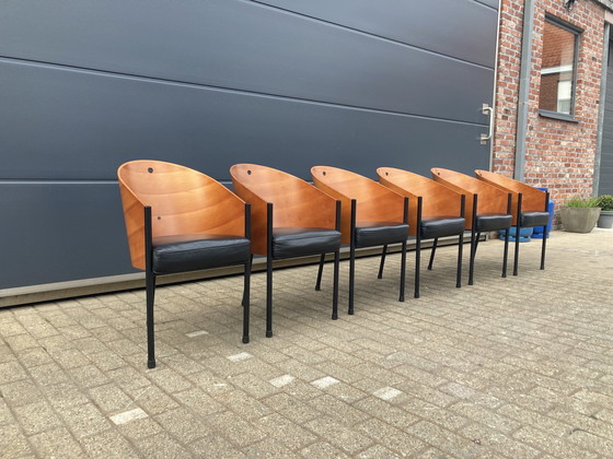 Image 1 of 6x Philippe Starck Aleph Driade Costes Esszimmerstuhl