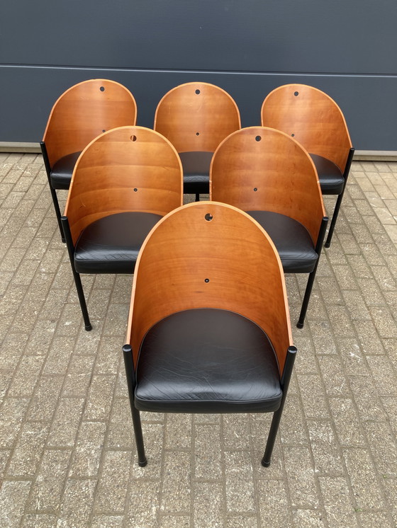 Image 1 of 6x Philippe Starck Aleph Driade Costes Esszimmerstuhl