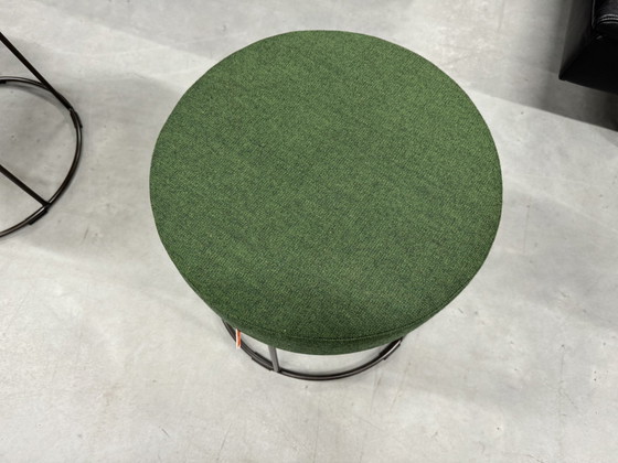 Image 1 of Jess Design Tray Pouf grüner Stoff