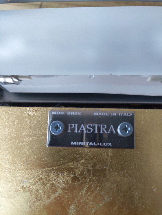 Image 1 of Minitallux Wandleuchte Modell Piastra mit Blattgold