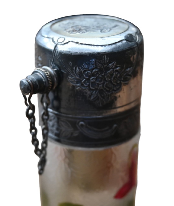 Image 1 of Parfümflasche/Sprüher aus Glaspaste von Val Saint Lambert