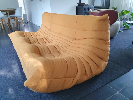 Image 1 of Ligne Roset Togo 3-Sitzer + Hocker
