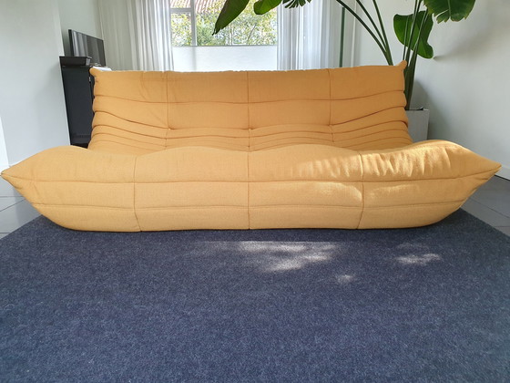 Image 1 of Ligne Roset Togo 3-Sitzer + Hocker