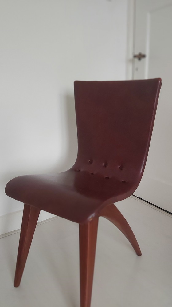 Image 1 of 2x Van Os Culemborg Schaukelstuhl