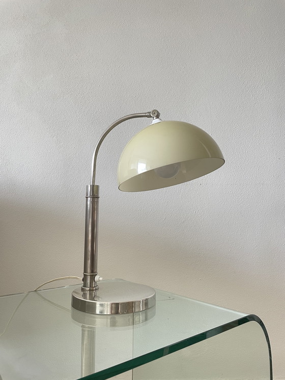 Image 1 of Vintage Schreibtischlampe Opalin