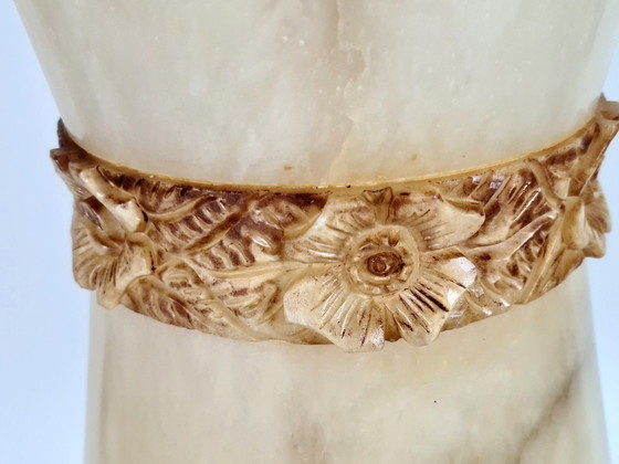 Image 1 of Pegasan - Alabaster - Naturstein - Tischlampe - Stehlampe - Spanien - XL-Lampe - 70er Jahre