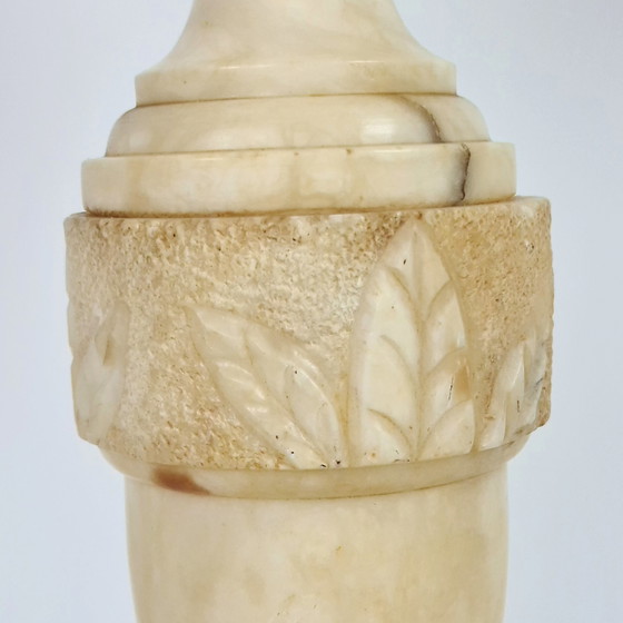 Image 1 of Pegasan - Alabaster - Naturstein - Tischlampe - Stehlampe - Spanien - XL-Lampe - 70er Jahre