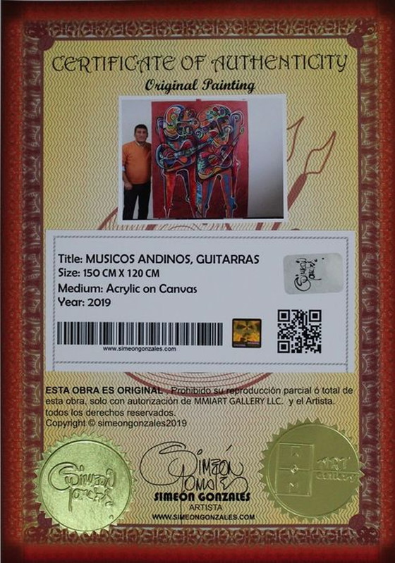 Image 1 of Simeon Gonzales - Andenmusiker, Gitarren 2019
