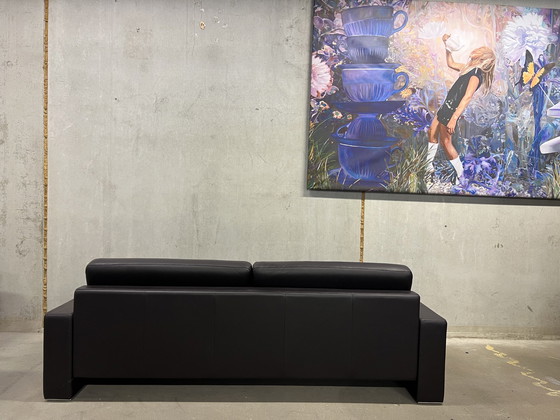 Image 1 of Rolf Benz Ego 4-Sitzer-Sofa, Braun Leder