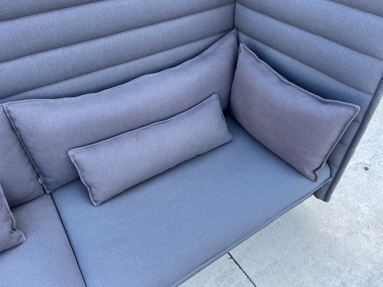 Image 1 of Vitra Alkoven-3-Sitzer-Sofa mit hoher Rückenlehne