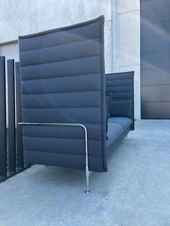Image 1 of Vitra Alkoven-3-Sitzer-Sofa mit hoher Rückenlehne