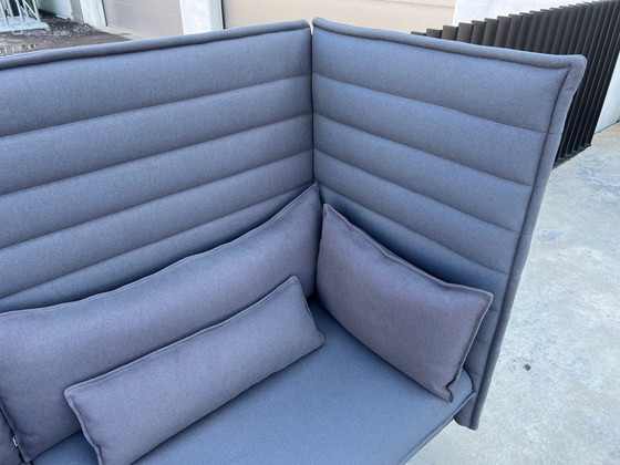 Image 1 of Vitra Alkoven-3-Sitzer-Sofa mit hoher Rückenlehne
