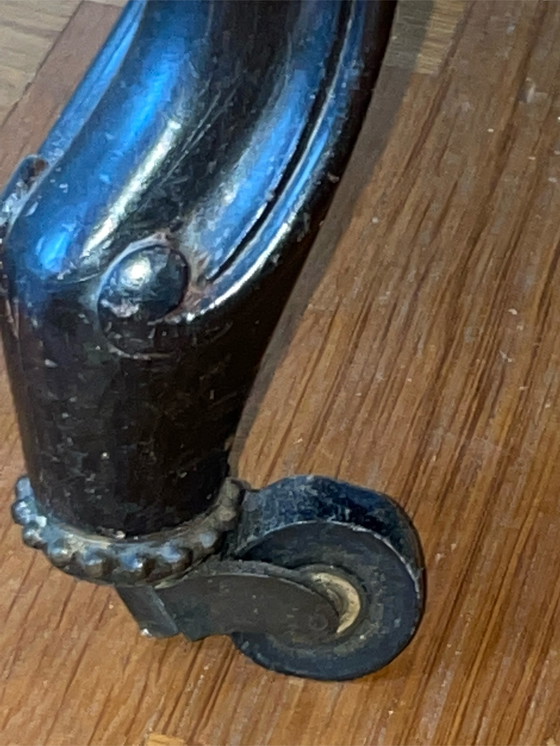 Image 1 of Antikes Sofa, königsblau gepolstert