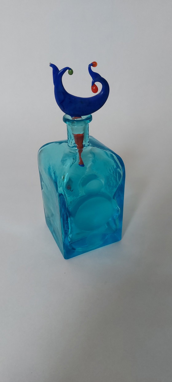 Image 1 of Glasflasche im Memphis-Stil