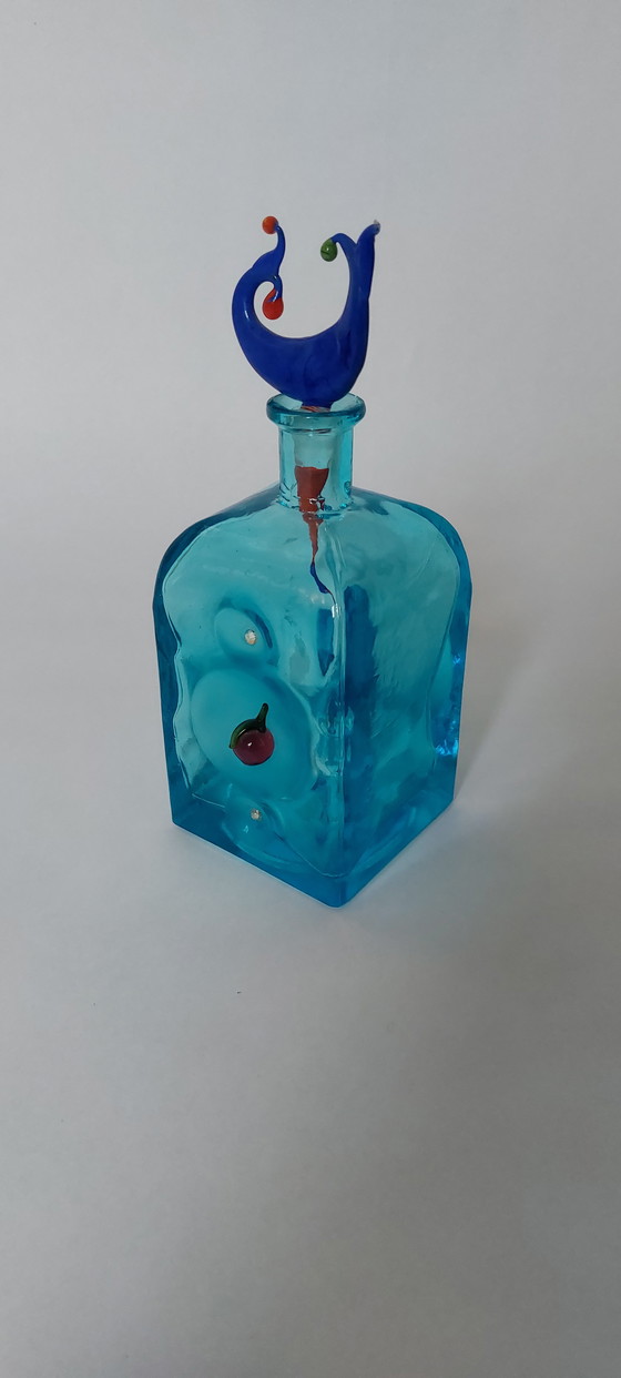 Image 1 of Glasflasche im Memphis-Stil