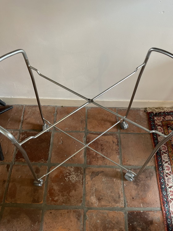 Image 1 of IKEA PS Wagen / Servierwagen von Monika Mulder, mit weißen Tabletts