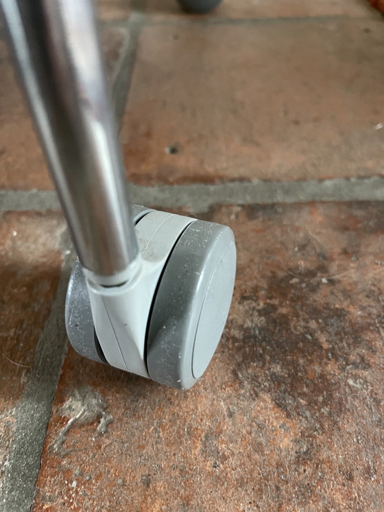 Image 1 of IKEA PS Wagen / Servierwagen von Monika Mulder, mit weißen Tabletts